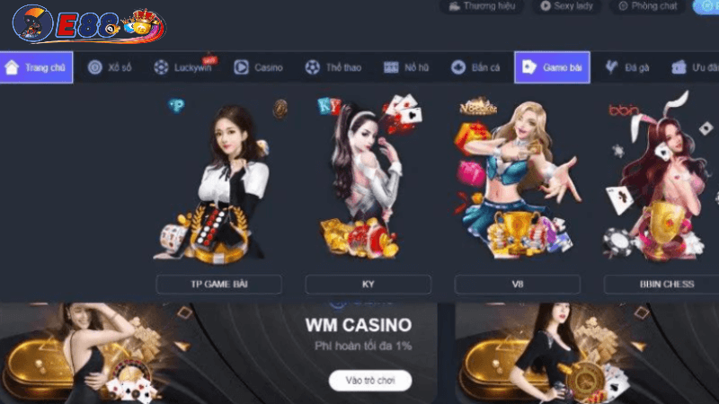 Cá Cược Tại Casino e88 nhà cái